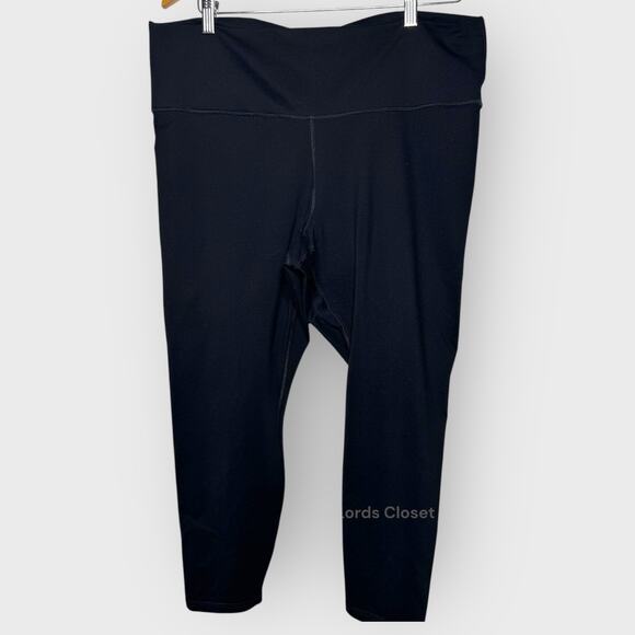 Fabletics Define PowerHold 7/8 Leggings 2X 36 Short Black High Waisted - Picture 1 of 6